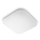 Philips myLiving Ceiling Light Glossy White Mauve 3111031P0 mennyezeti szögletes LED lámpa 322 x  322 x 75 mm 1800 lm 17W melegfehér