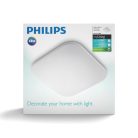 Philips myLiving Ceiling Light Glossy White Mauve 3111031P0 mennyezeti szögletes LED lámpa 322 x  322 x 75 mm 1800 lm 17W melegfehér