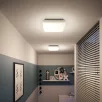   Philips myLiving Ceiling Light Glossy White Mauve 3111031P0 mennyezeti szögletes LED lámpa 322 x  322 x 75 mm 1800 lm 17W melegfehér