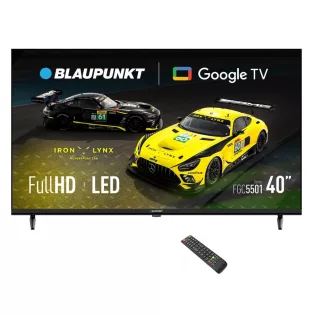   Blaupunkt 40FGC5501S Ultra Slim 40" 102 cm Full HD 1920 × 1080 pixel Google SMART LED TV, HDMI, CI+, USB, WiFi, Bluetooth, YouTube, NETFLIX okos televízió