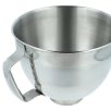   Gyári KitchenAid 5K5THSBP 4.8L Stainless Steel Bowl - 4,8 literes nemesacél, inox tál, keverőtál, KitchenAid Classic és Aritsan robotgépekhez
