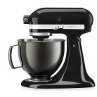 Gyári KitchenAid  5KSM5SSBRB 4.8L Stainless Steel Bowl - 4,8 literes fekete keverőtál, KitchenAid Classic és Aritsan robotgépekhez