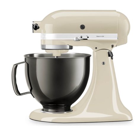 Gyári KitchenAid  5KSM5SSBRB 4.8L Stainless Steel Bowl - 4,8 literes fekete keverőtál, KitchenAid Classic és Aritsan robotgépekhez
