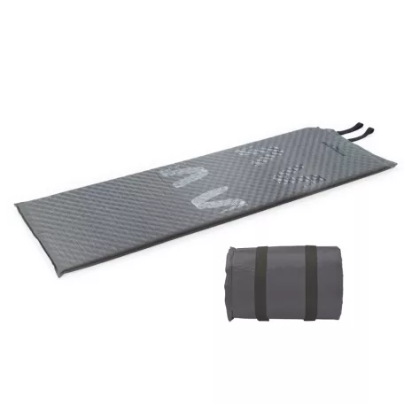 Adventuridge SLIM 180 x 60 x 3.5 cm önfelfújó matrac 100% poliészter huzattal, 100% poliuretán hab töltettel, kék / szürke / türkiz