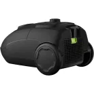 AEG AB31C1GG 750W porzsákos porszívó, padlóporszívó fém teleszkópos szívócsővel, HEPA filterre, fekete