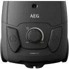AEG AB31C1GG 750W porzsákos porszívó, padlóporszívó fém teleszkópos szívócsővel, HEPA filterre, fekete
