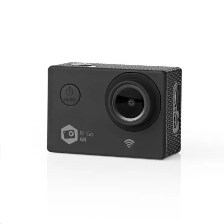 Nedis ACAM41BK Ultra HD 4K 16MP WiFi akciókamera 2" TFT-LCD kijelzővel, 140°szög, mikrofon, microSD kártyahely + 30 méterig vízálló tok