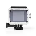 Nedis ACAM41BK Ultra HD 4K 16MP WiFi akciókamera 2" TFT-LCD kijelzővel, 140°szög, mikrofon, microSD kártyahely + 30 méterig vízálló tok
