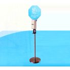 FERCAM ADD-1000 KIT inox állványos 1000 ml szenzoros adagoló, fertőtlenítő állomás, érintésmentes kézfertőtlenítő adagoló, szappanadagoló