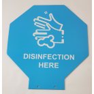 FERCAM ADD-1000 KIT inox állványos 1000 ml szenzoros adagoló, fertőtlenítő állomás, érintésmentes kézfertőtlenítő adagoló, szappanadagoló