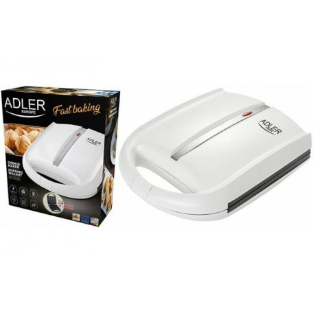 MESKO / ADLER XXL 1600W 24 darabos töltött gofrisütő, gofrimogyoró / mandula / dió sütemény készítő