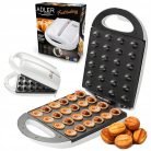 MESKO / ADLER XXL 1600W 24 darabos töltött gofrisütő, gofrimogyoró / mandula / dió sütemény készítő