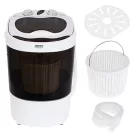 Adler / Camry hordozható, kemping mini mosógép 3 kg / 400W keverőtárcsás mosógép 580W centrifugával nyaralóba / utazáshoz