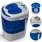Adler / Camry hordozható, kemping mini mosógép 3 kg / 400W keverőtárcsás mosógép 580W centrifugával nyaralóba / utazáshoz