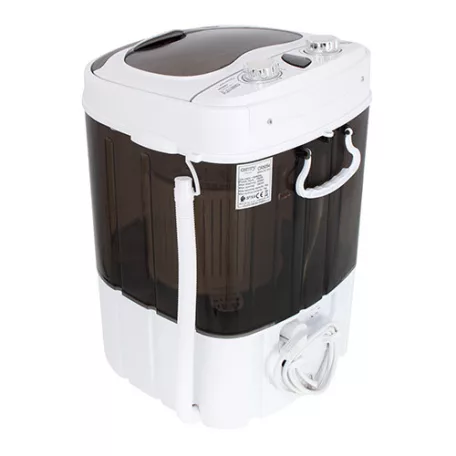 Adler / Camry hordozható, kemping mini mosógép 3 kg / 400W keverőtárcsás mosógép 580W centrifugával nyaralóba / utazáshoz