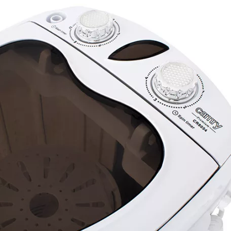 Adler / Camry hordozható, kemping mini mosógép 3 kg / 400W keverőtárcsás mosógép 580W centrifugával nyaralóba / utazáshoz