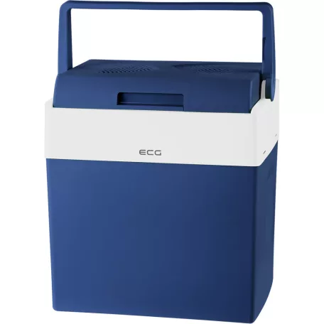Astone Miller ECG AC 3032 / ADLER AD 8078 Dual Power 30 literes Electric CoolBox termoelektromos 12V / 230V autós + hálózati 30L hűtő-fűtő elektromos hűtőtáska kék / szürke
