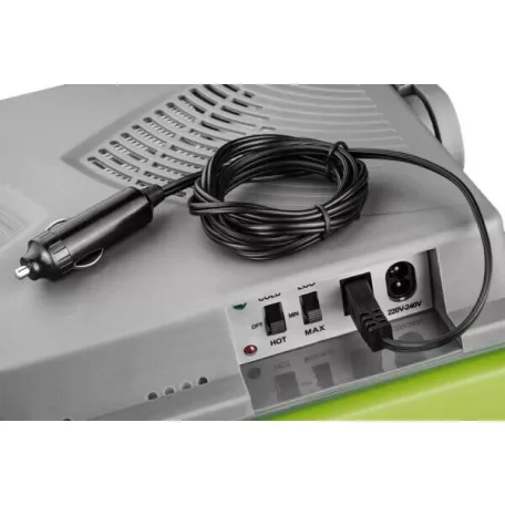 Astone Miller ECG AC 3032 / ADLER AD 8078 Dual Power 30 literes Electric CoolBox termoelektromos 12V / 230V autós + hálózati 30L hűtő-fűtő elektromos hűtőtáska kék / szürke