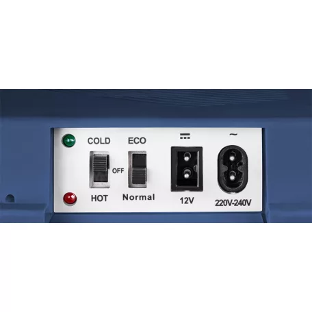 Astone Miller ECG AC 3032 / ADLER AD 8078 Dual Power 30 literes Electric CoolBox termoelektromos 12V / 230V autós + hálózati 30L hűtő-fűtő elektromos hűtőtáska kék / szürke