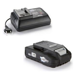   ActivEnergy / FERREX AEB-20 KIT 20V 2Ah li-ion akku, líthium-ion akkumulátor + ActivEnergy 4A 96W hálózati töltő