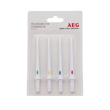 AEG gyári 4 db (1 csomag) színkódolt pótfej / fúvóka AEG MD 5613 szájzuhanyhoz