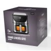   Hauser AF-818 Fry Force 360° AirFryer XXL 1800W 8L inox, nemesacél digitális Air Fryer, olajmentes olajsütő, 8 literes, családi légkeveréses forrólevegős sütő