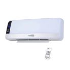 Hauser AH-2301 SMART fürdőszobába is szerelhető (IPX2 védettségű) fali 1000W / 2000W digitális PTC kerámia hősugárzó LED kijelzővel, távirányítóval
