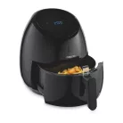 Ambiano Medion XXL 2000W 5L digitális Air Fryer, légkeveréses olajmentes sütő, Airfryer olajsütő, fritőz, fekete