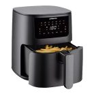 Ambiano GT-AF-08 XXL 1700W 5.5L digitális Air Fryer, légkeveréses olajmentes sütő, Airfryer olajsütő, fritőz, fekete