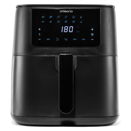 Ambiano GT-AF-08 XXL 1700W 5.5L digitális Air Fryer, légkeveréses olajmentes sütő, Airfryer olajsütő, fritőz, fekete