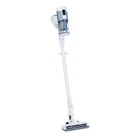Ambiano RVC-24 SHAZ 140W 22.2V 2200 mAh akkus kézi + álló porszívó, vezeték nélküli, akkumulátoros rúdporszívó fali tartóval, kék / fehér