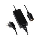 Astone Miller 60W AC / DC adapter, 230V / 12V feszültségátalakító szivargyújtó aljzattal, 12V-os szivargyújtós eszközök otthoni használatához hálózati feszültségről