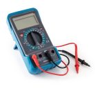 FERREX ANS-18-034 Kompakt 9V elemes digitális multiméter áramerősség, feszültség és ellenállás mérésére, hangjelzéssel, nagyméretű 3 ½ számjegyes LCD kijelzővel