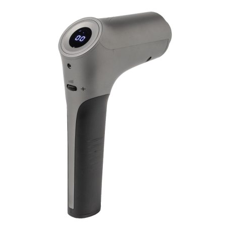 CRANE Fitness ANS-24-014 Fascia masszázspisztoly, akkus, vezeték nélküli masszírozó pisztoly 8-féle cserélhető fejjel, 20 fokozattal, hordtáskával, hűsítőgéles masszázsfejjel