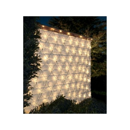 Aspiria Home Creation / Melinera 320 x 150 cm hálózati melegfehér kültéri / beltéri 160 LED fényháló, programozható karácsonyi dekoráció 230V, 8 programmal, 6 órás időzítővel