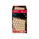 Aspiria Home Creation / Melinera 320 x 150 cm hálózati melegfehér / borostyánsárga kültéri / beltéri 160 LED fényháló, programozható karácsonyi dekoráció 230V, 8 programmal, 6 órás időzítővel