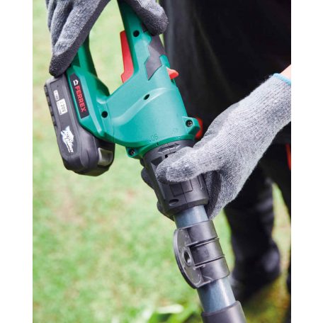 FERREX ATHS SOLO 20V akkus 56 cm akkumulátoros magassági teleszkópos sövényvágó, sövénynyíró, akku és töltő nélkül