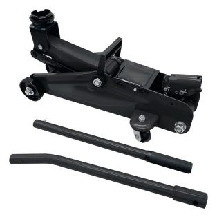   Auchan hidraulikus 2T (2 tonnás) autó emelő, krokodilemelő 130 - 330 mm emelési magasság, fekete