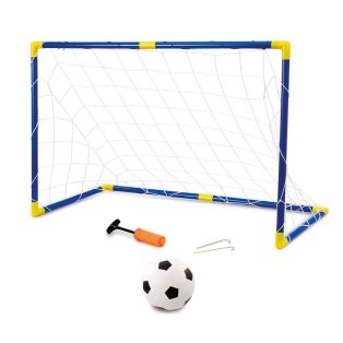   Addo Play 1124 Mini Soccer Goal Set 89 x 60 x 47 cm műanyag gyermek focikapu szett hálóval, labdával és pumpával (1 db futballkapu)
