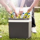 Adventuridge 25L CoolBox 12V autós / 230V hálózati 25 literes hűtő - fűtő elektromos hűtőtáska ECO móddal (GT-SF-KB-01)