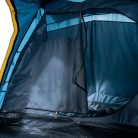 Adventuridge 4 személyes (négyszemélyes, dupla hálófülkés) családi sátor, fesztiválsátor, kempingsátor 2 hálófülkével, 520 x 230 x 195 cm, 3000 mm vízoszlop