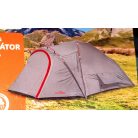 Adventuridge 250 x 330 x 130 cm négyszemélyes kupolasátor, 4 személyes duplafalú sátor, fesztiválsátor