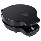 Ambiano GT-SF-WEZ-03 elektromos gofrisütő, 1200W 20 cm 5 darab szív alakú gofri sütő, szabályozható termosztáttal 