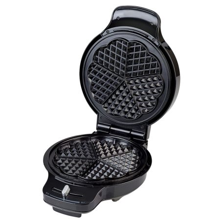 Ambiano GT-SF-WEZ-03 elektromos gofrisütő, 1200W 20 cm 5 darab szív alakú gofri sütő, szabályozható termosztáttal 