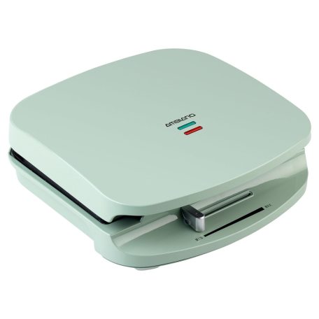 Ambiano GT-SF-WEZB-04 elektromos belga gofrisütő, 1000W 20 x 12 cm négyszögletes belga gofri sütő, szabályozható termosztáttal 