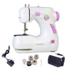 Ambiano 837699 tanuló, játék mini varrógép 22 x 10 x 22 cm gyermek varrógép, pedállal, hálózati adapterrel, pót tűvel és 4 orsóval