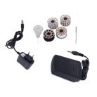 Ambiano 837699 tanuló, játék mini varrógép 22 x 10 x 22 cm gyermek varrógép, pedállal, hálózati adapterrel, pót tűvel és 4 orsóval