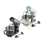 Ambiano SM-24 fekete / pisztácia zöld 800W 5L digitális konyhai robotgép, dagasztógép, mixer, habverő, fröccsenésgátló fedéllel, LED kijelzővel