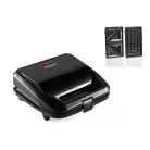 Ambiano GT-SF-SM-01 Avante 2 in 1 multifunkciós 750W szendvicssütő és gofrisütő, cserélhető, kivehető sütőlapokkal 