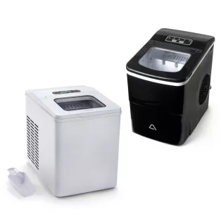   Ambiano GT-EWM-03 / HZB-12B kompresszoros, háztartási jégkockakészítő 150W 1.8L jégkocka készítő gép, jégkockagép 12 kg / 24 óra